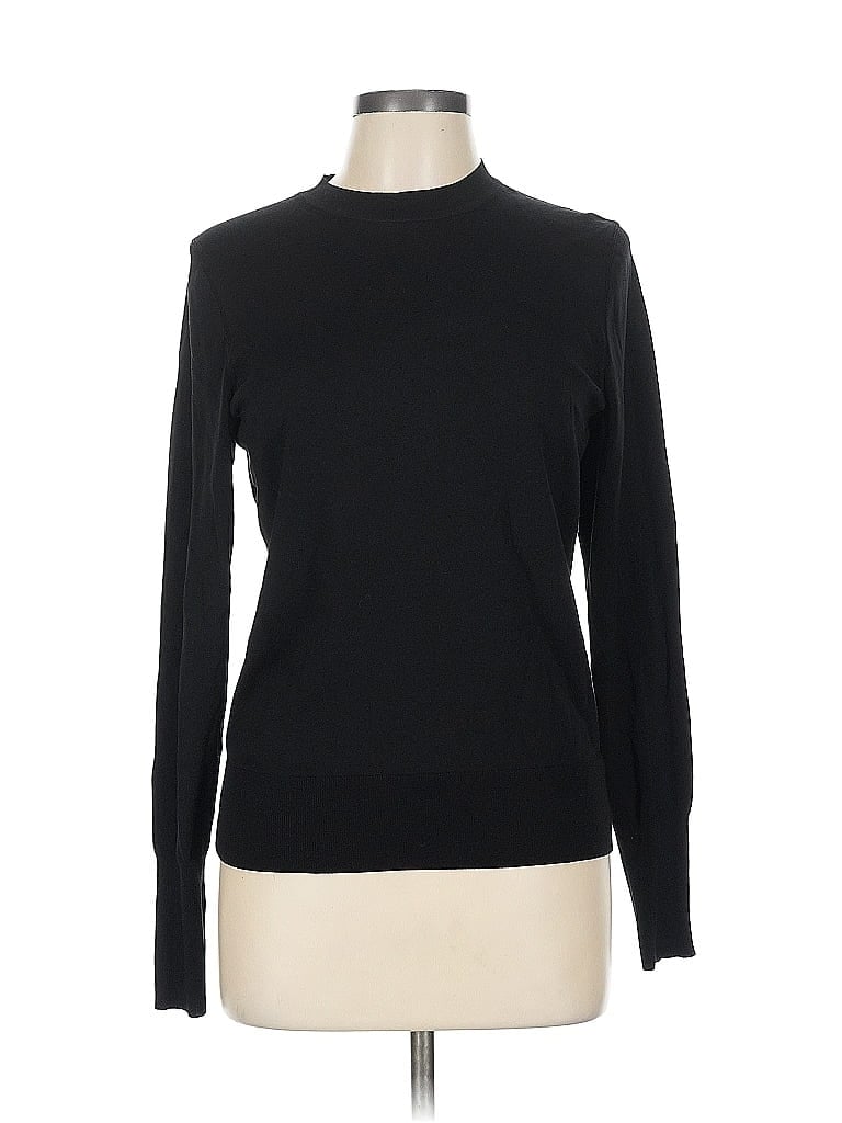 Pre-owned Express Turtleneck Sweater In Black
