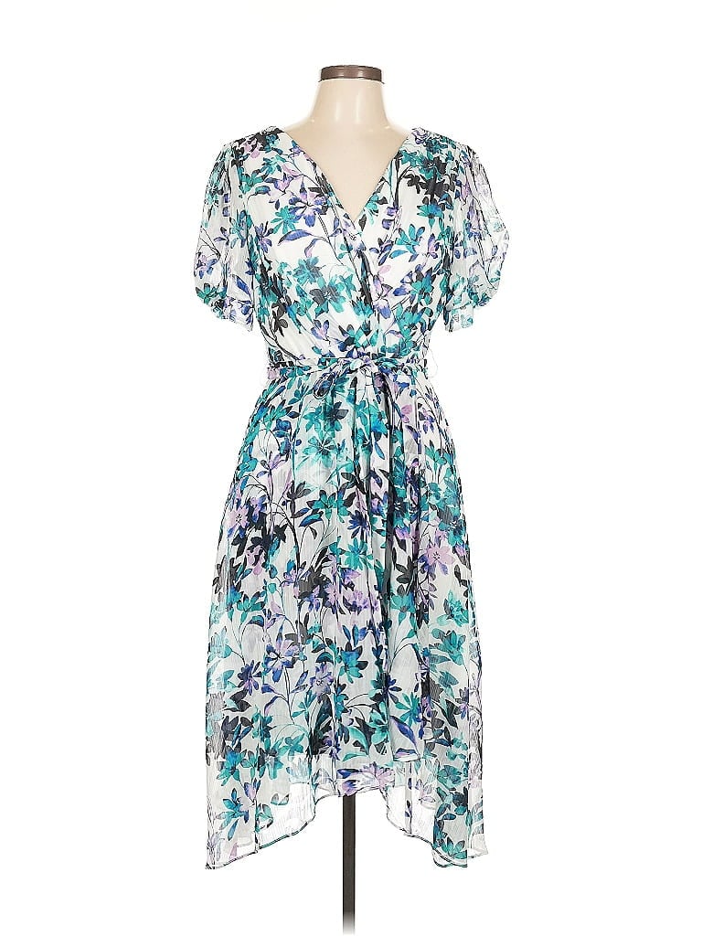 Pre-owned Chaps Casual Dress In Blue