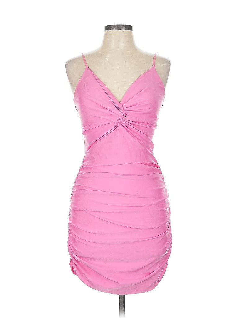 Pre-owned Lucy In The Sky Cocktail Dress In Pink
