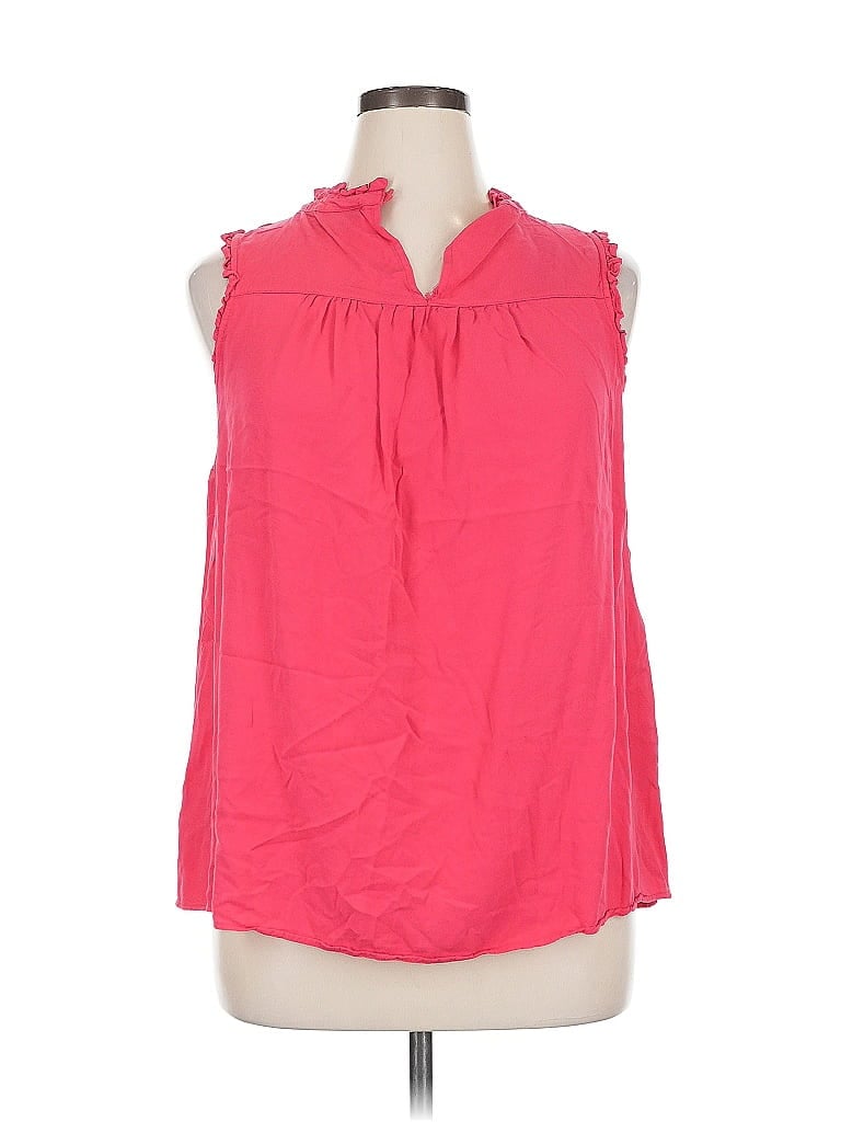 Pre-owned Torrid Sleeveless Blouse In Pink