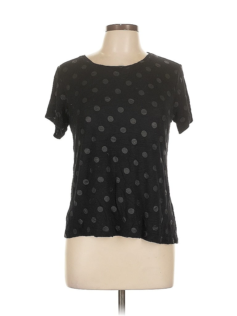 Pre-owned Apt. 9 Short Sleeve T-shirt In Black