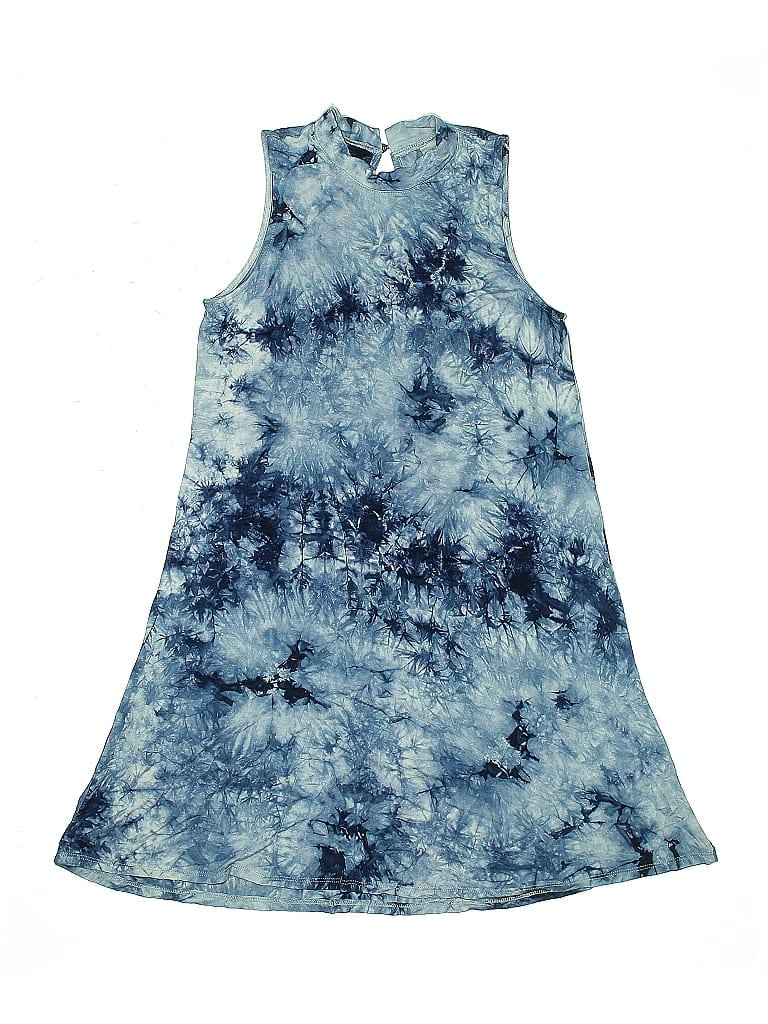 Pre-owned Justice Kids' Dress In Blue