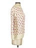 Callahan 100% Cotton Polka Dots Ivory Pullover Sweater Size XS - photo 4