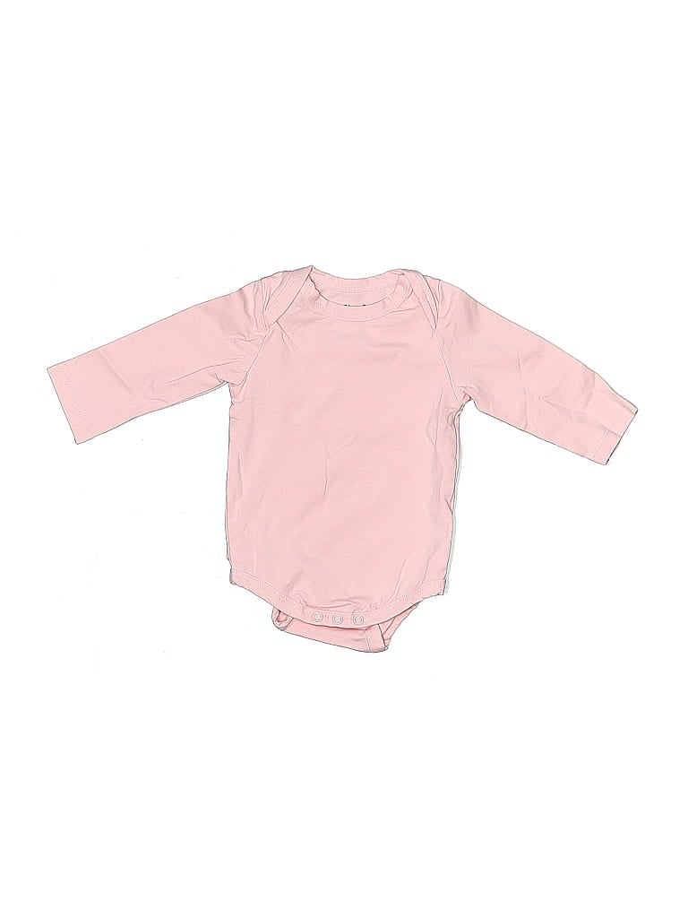 Click to view more detailed imagery on our partner's website Pre-owned Monica + Andy Babies' Long Sleeve Onesie In Pink