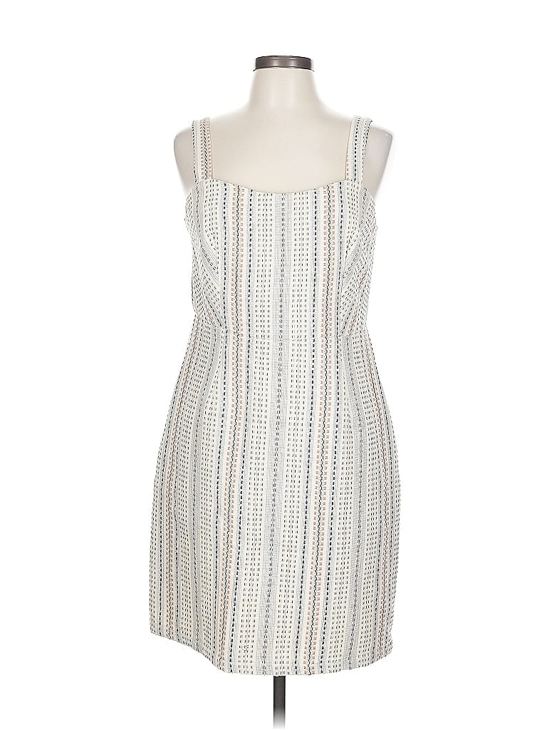 Pre-owned Amour Vert Casual Dress In White