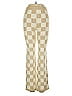 Belle the Label Checkered-gingham Ivory Tan Casual Pants Size XS - photo 1