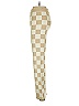 Belle the Label Checkered-gingham Ivory Tan Casual Pants Size XS - photo 5