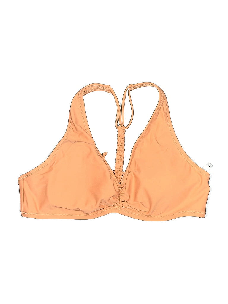 Click to view more detailed imagery on our partner's website Pre-owned Cupshe Swimsuit Top Orange Swimwear