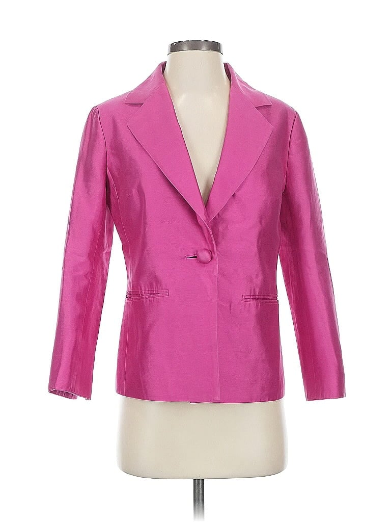 Pre-owned Talbots Blazer Jacket In Pink