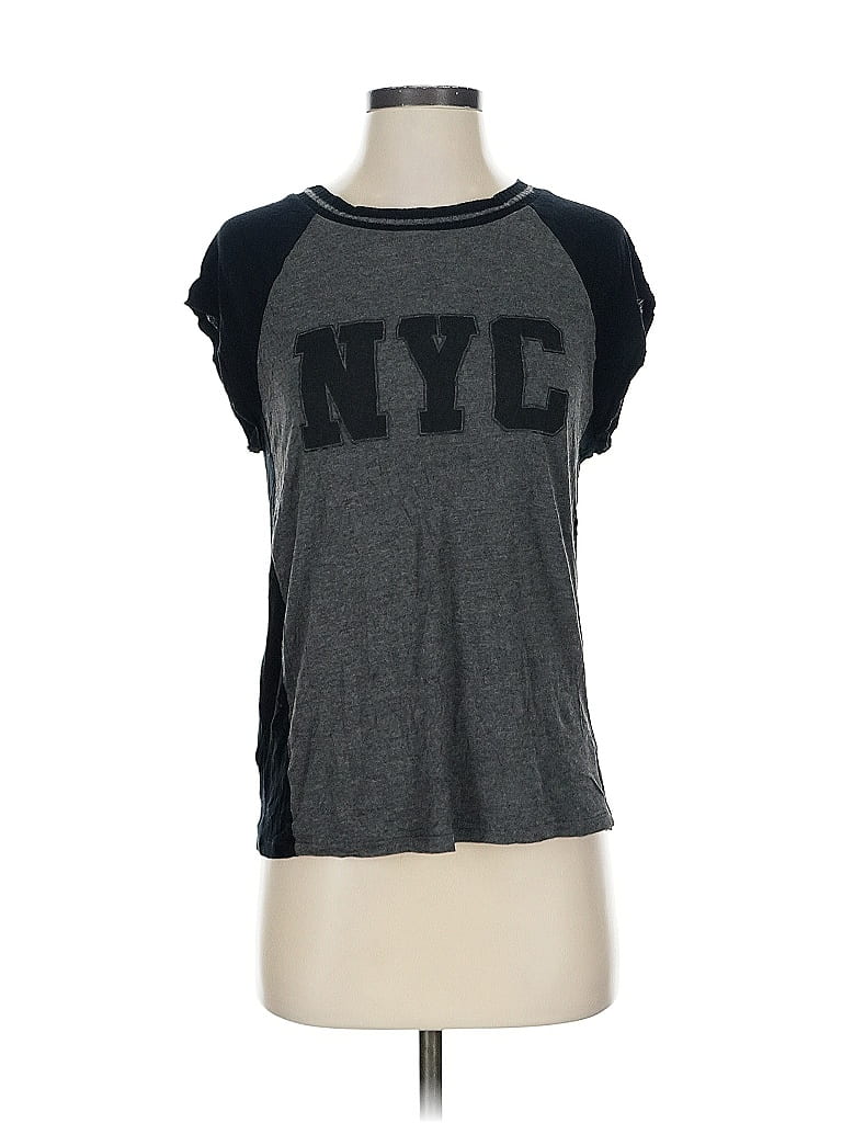 Pre-owned Mng Short Sleeve T-shirt In Gray