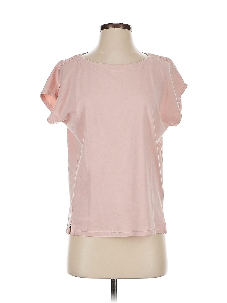 Pre-owned Eileen Fisher Short Sleeve T-shirt In Pink
