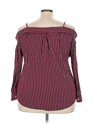 Wet Seal Long Sleeve Blouse (view 2)
