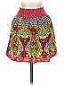 Twenty One 100% Rayon Paisley Red Casual Skirt Size S - photo 1