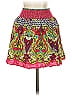 Twenty One 100% Rayon Paisley Red Casual Skirt Size S - photo 2