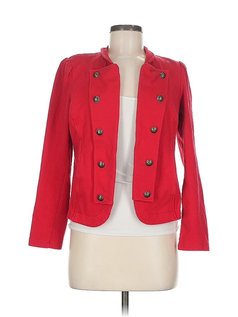 Pre-owned Tommy Hilfiger Blazer Jacket In Red