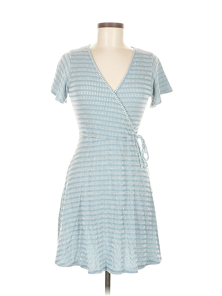 Pre-owned Caution To The Wind Casual Dress In Blue