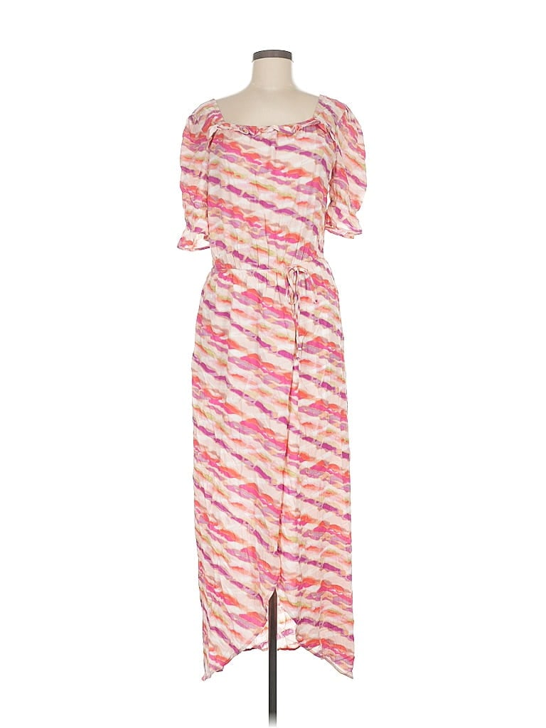 Fraiche By J Casual Dress In Pink