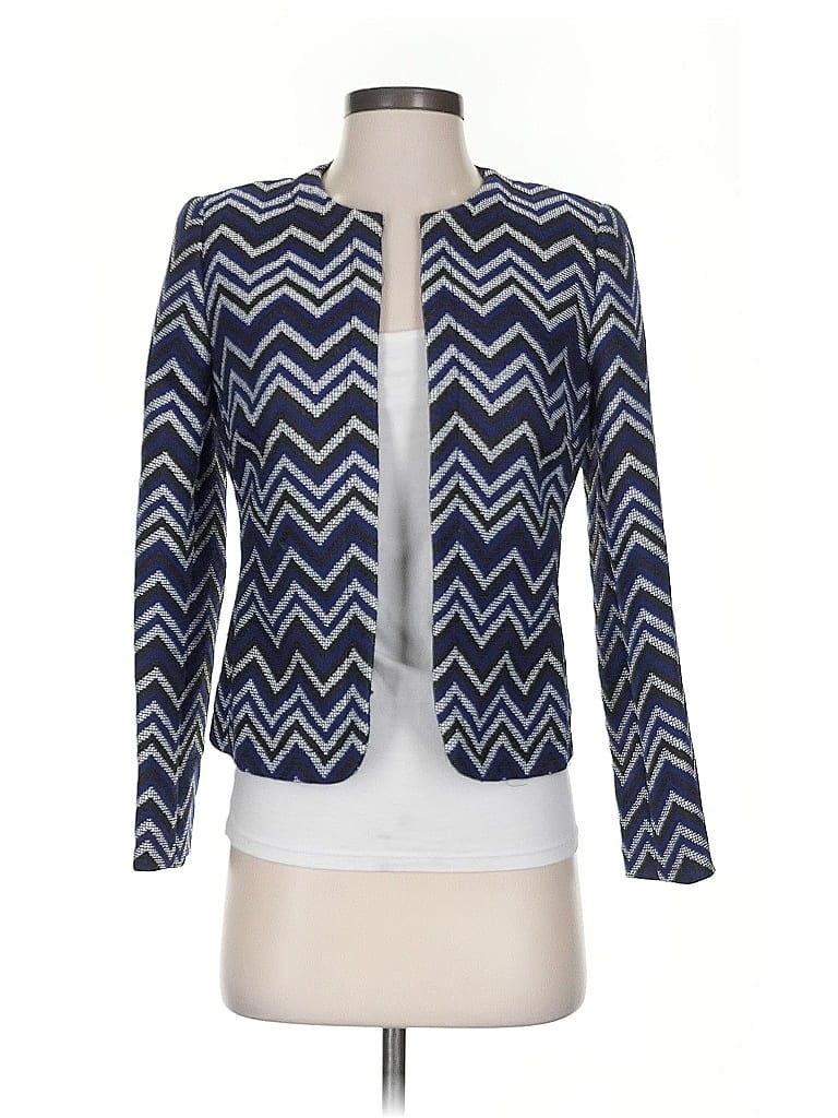 Pre-owned Tahari By Asl Blazer Jacket In Blue
