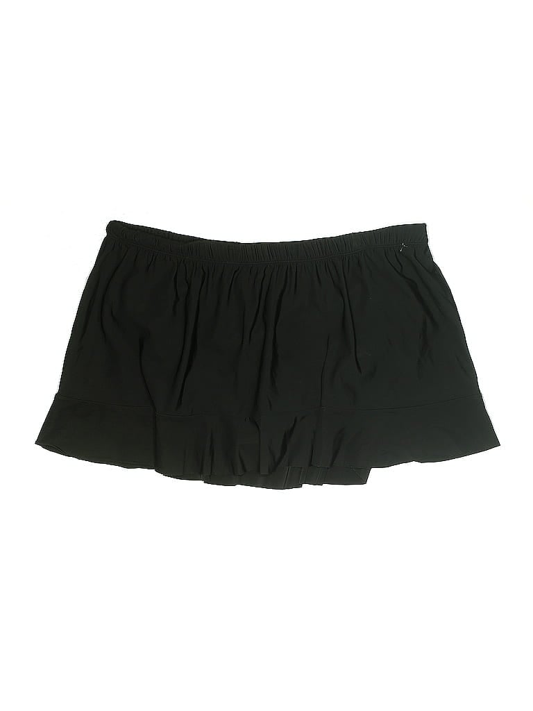 Pre-owned Aqua Green Swimsuit Bottoms In Black