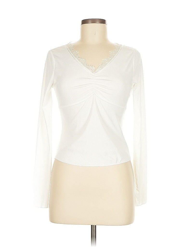 Pre-owned Shein Cardigan Sweater In White