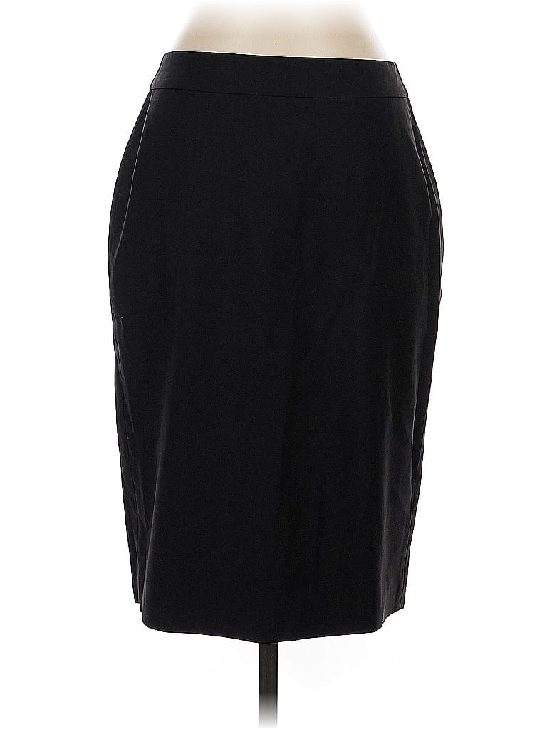 Pre-owned Ann Taylor Wool Skirt In Black