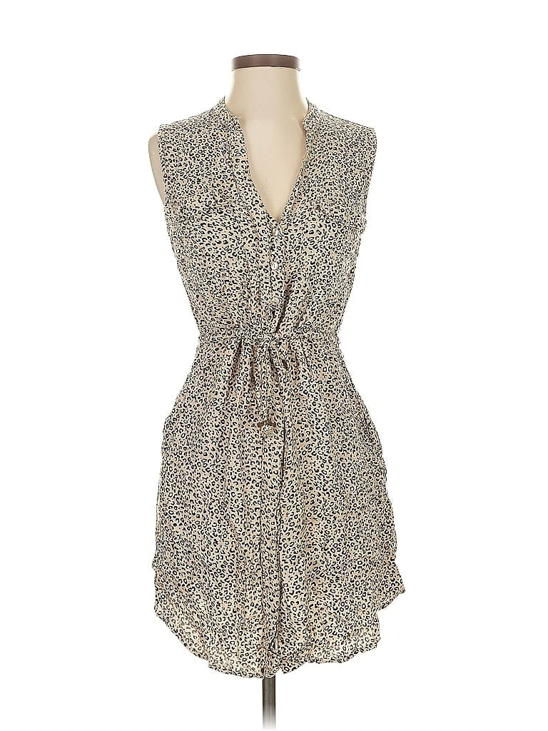 Pre-owned Japna Casual Dress In Brown