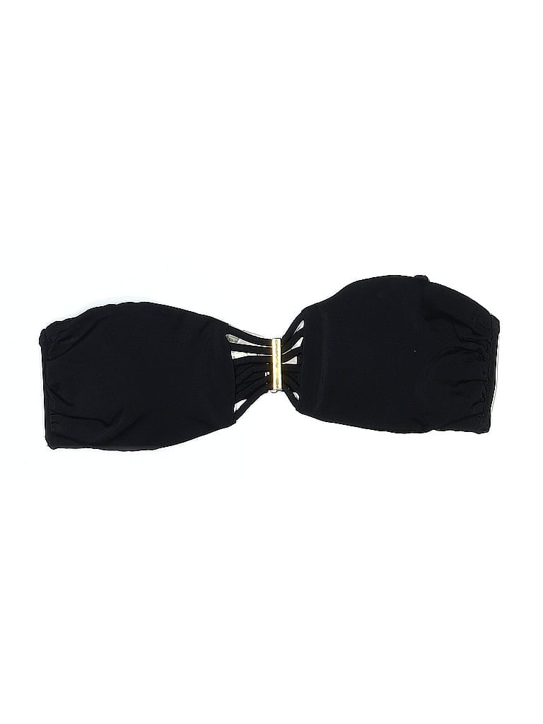 Click to view more detailed imagery on our partner's website Pre-owned Victoria's Secret Swimsuit Top Black Swimwear
