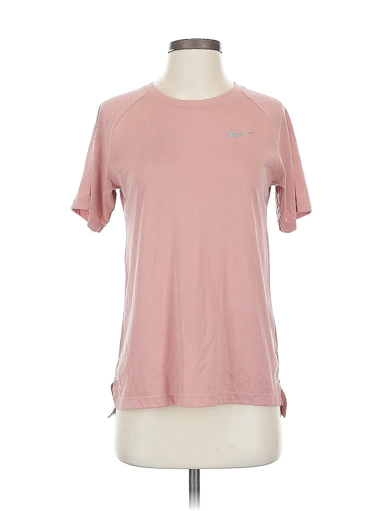Pre-owned Nike Active T-shirt In Pink