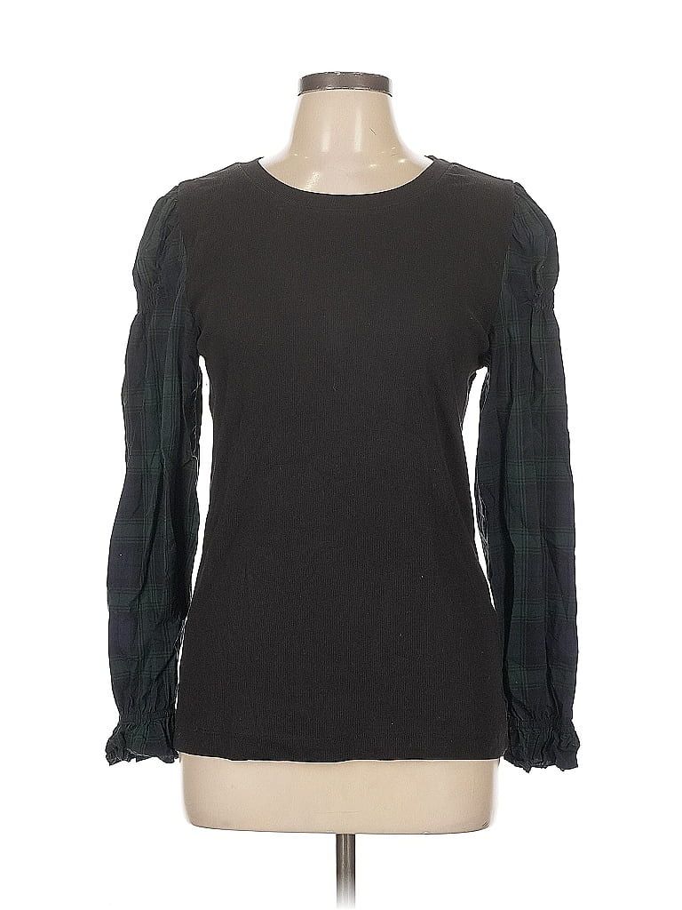 Pre-owned Ann Taylor Loft Pullover Sweater In Black