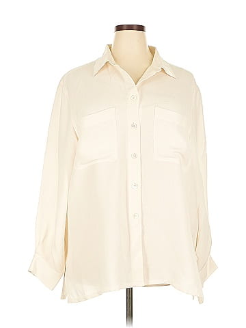 Jones New York 3/4 Sleeve Silk Top (view 1)