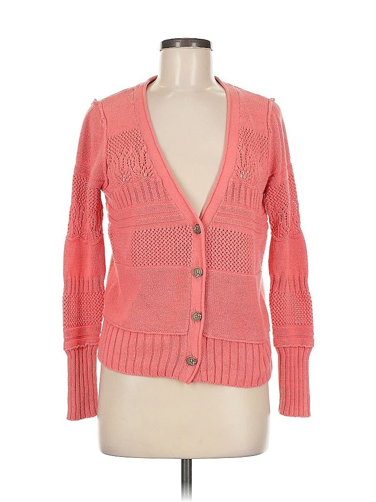 Click to view more detailed imagery on our partner's website Pre-owned Dkny Jeans Cardigan Sweater In Pink