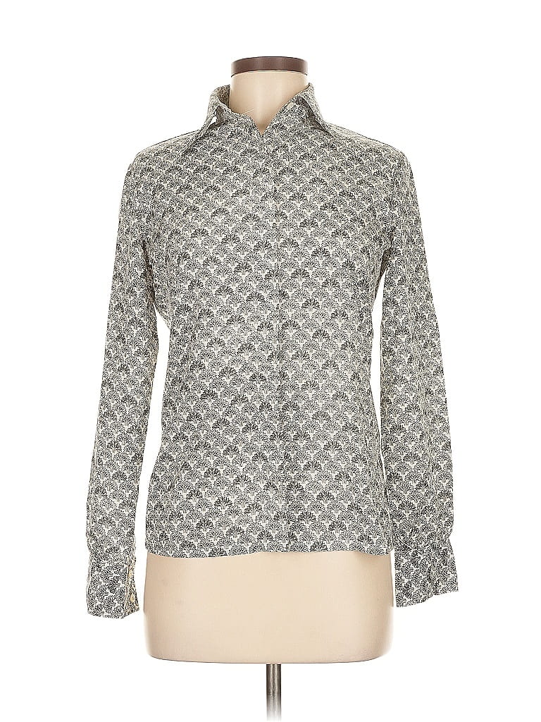 Click to view more detailed imagery on our partner's website Pre-owned Jones New York Long Sleeve Blouse In Gray