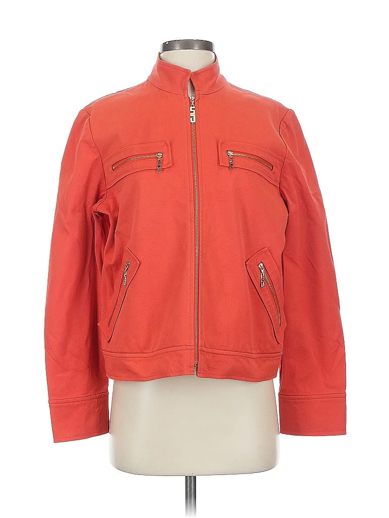 Pre-owned St John Jacket In Orange