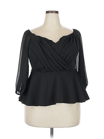 Fashion Nova 3/4 Sleeve Blouse (view 1)