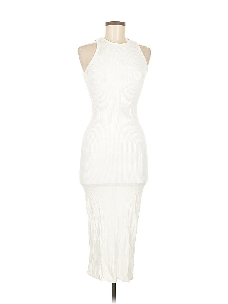 Click to view more detailed imagery on our partner's website Pre-owned Solid & Striped Cocktail Dress In White