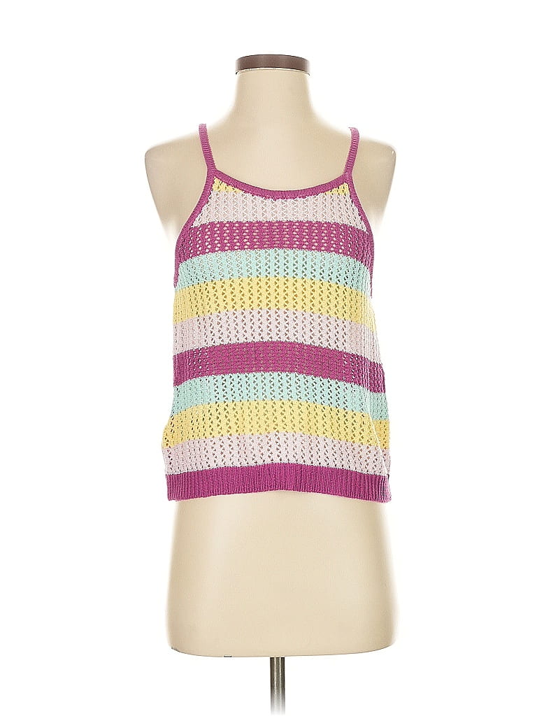 Pre-owned Bcbgeneration Sleeveless Top Pink Halter Neckline Tops