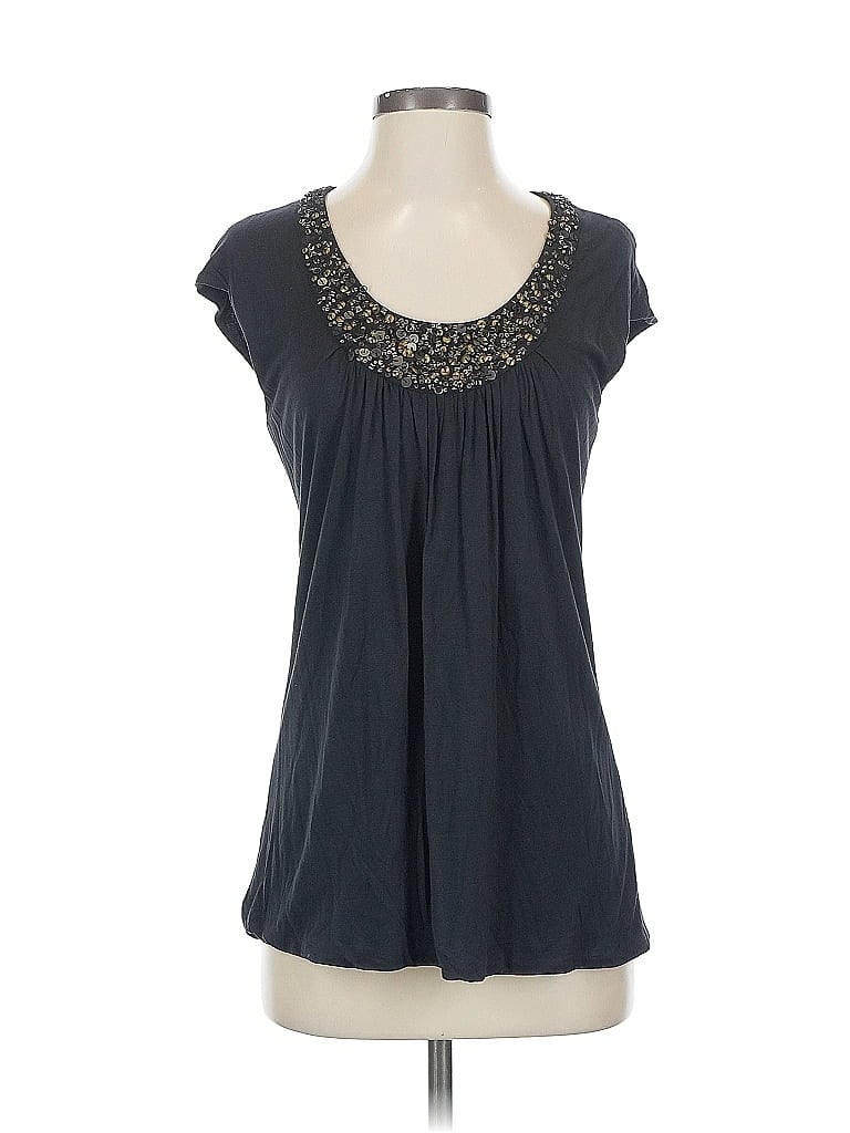 Pre-owned Classiques Entier Short Sleeve Blouse In Gray
