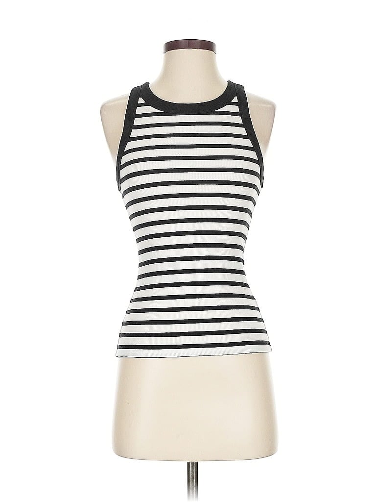 Pre-owned Gap Tank Top Ivory Halter Neckline Tops In White