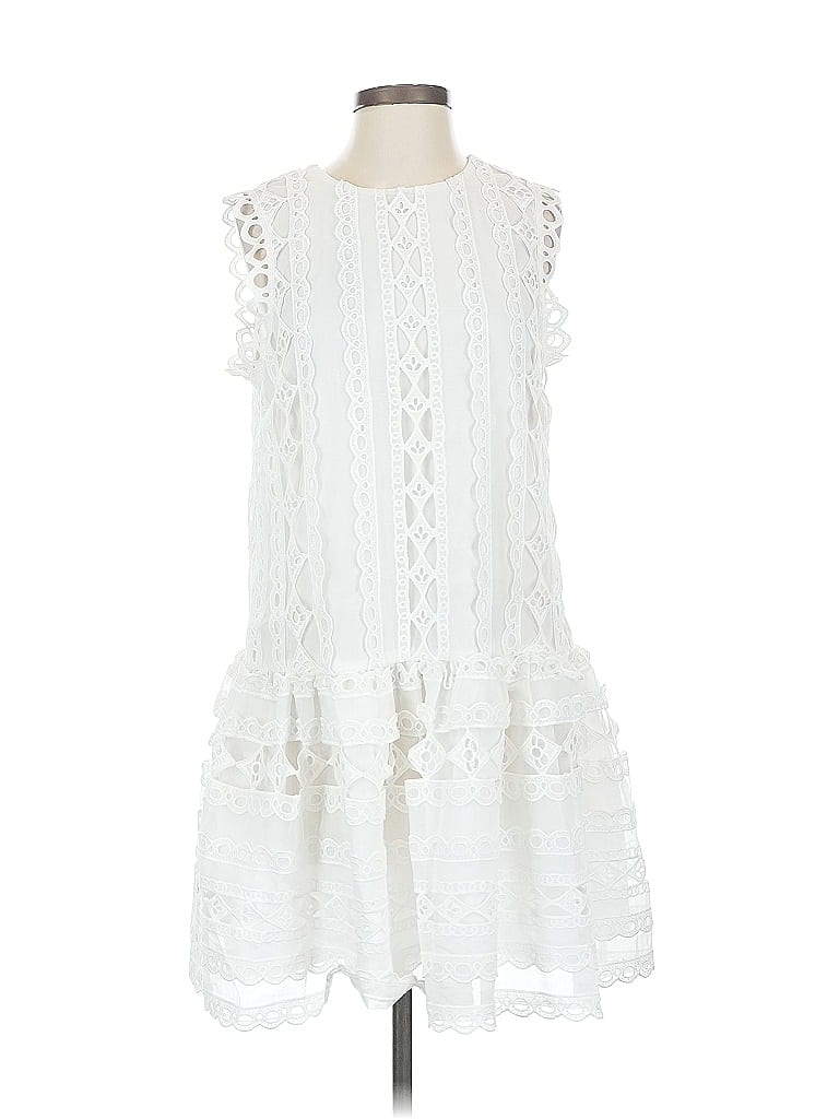 Pre-owned Endless Rose Casual Dress In White