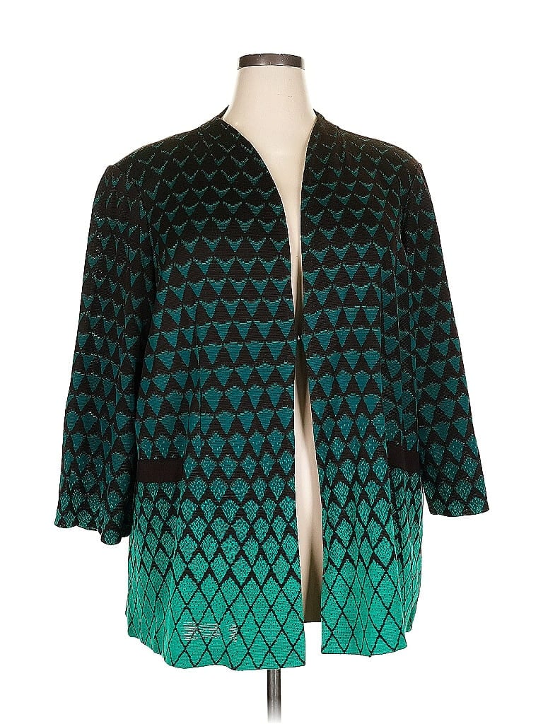 Pre-owned Misook Cardigan Sweater In Blue