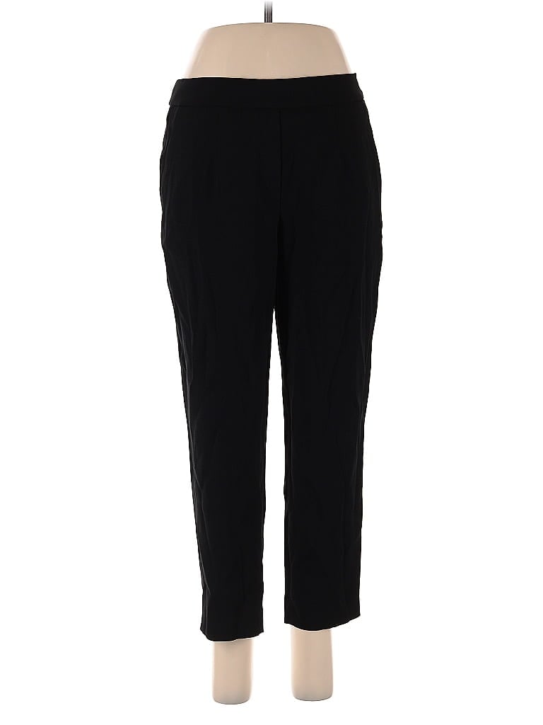 Pre-owned Babaton Casual Pants In Black