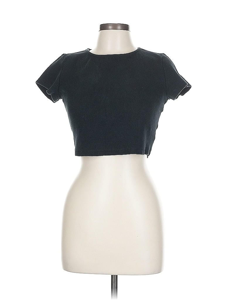 Pre-owned Eddie Bauer Short Sleeve T-shirt In Black