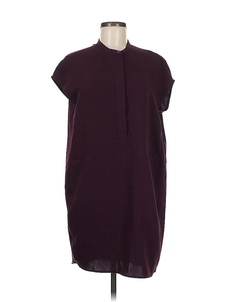 Pre-owned Marc New York Andrew Marc Casual Dress In Burgundy