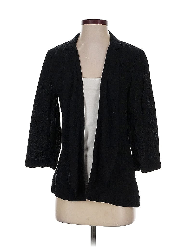 Pre-owned Chico's Blazer Jacket In Black