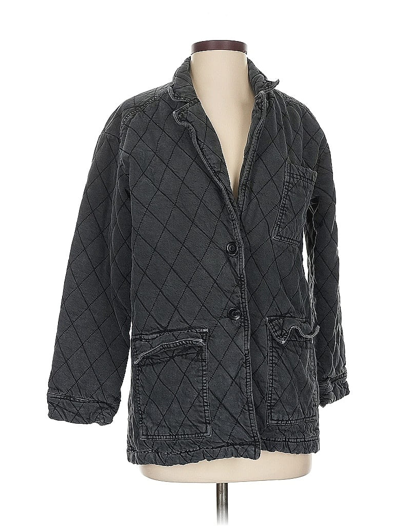 Pre-owned Yfb Coat In Gray