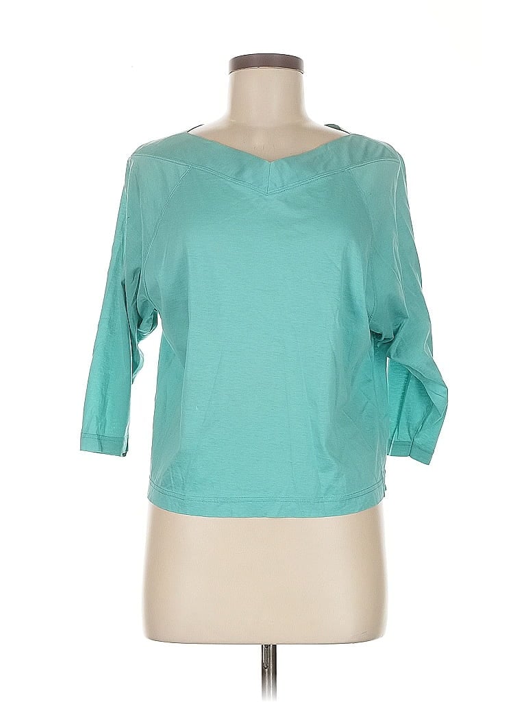 Pre-owned Esprit 3/4 Sleeve T-shirt In Blue