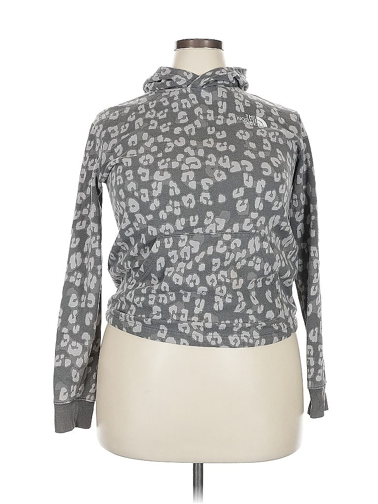 Pre-owned The North Face Cardigan Sweater In Gray