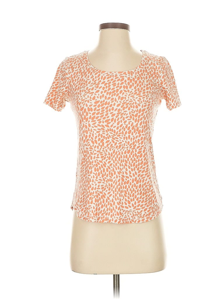 Pre-owned Chico's Short Sleeve T-shirt In Orange