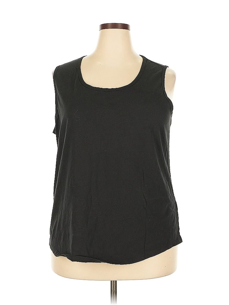 Pre-owned Amazon Essentials Sleeveless T-shirt In Black