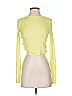 Open Edit Yellow Long Sleeve Top Size XXS (estimated) - photo 1